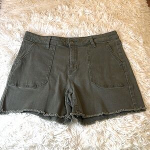 Sonoma Olive High Rise Shorts